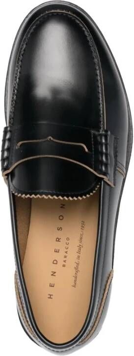 Henderson Leren Loafers Black Heren