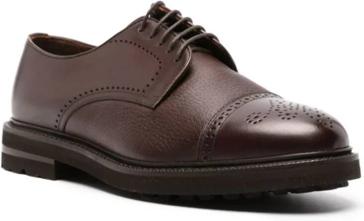 Henderson Leren Oxford Schoenen Brown Heren