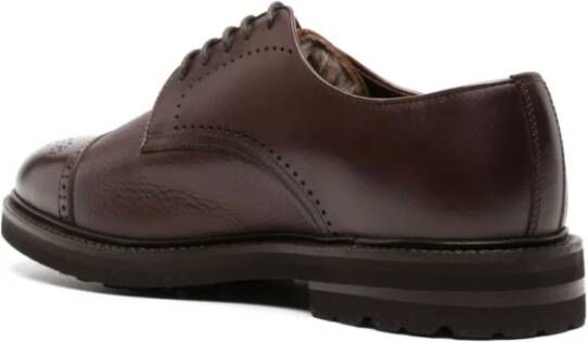 Henderson Leren Oxford Schoenen Brown Heren