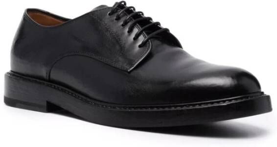 Henderson Leren Veterschoenen Black Heren