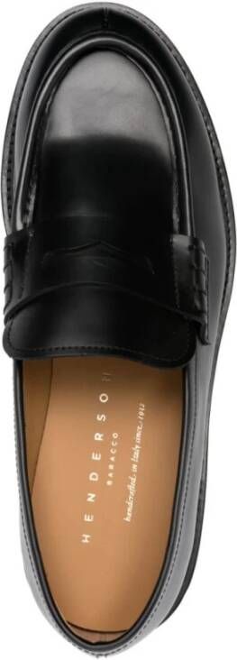 Henderson Zwarte platte schoenen Elegant stijl Black Heren