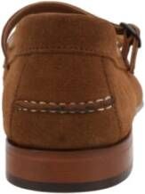 Hereu Bruine Suède Mary-Jane Platte Schoenen Brown Dames