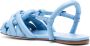 Hereu Heldere Blauwe Platte Sandalen Blue Dames - Thumbnail 3