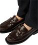 Hereu Leren Mocassin voor Elegante Look Brown Dames - Thumbnail 5