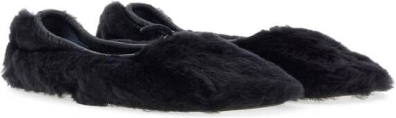 Hereu Luxe Shearling Pump Schoenen Black Dames