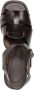 Hereu Open Teen Hak Visser Sandalen Brown Dames - Thumbnail 4