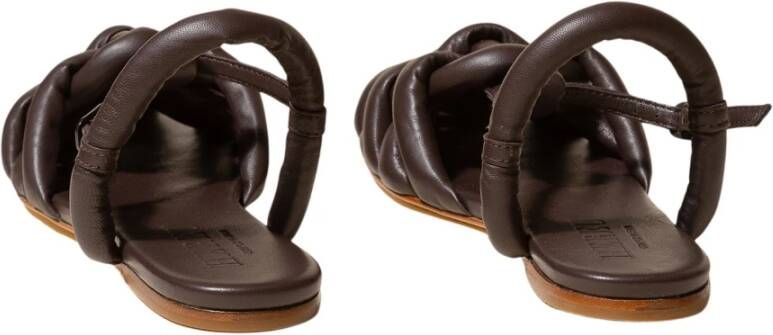 Hereu Premium Leren Sandalen Brown Dames