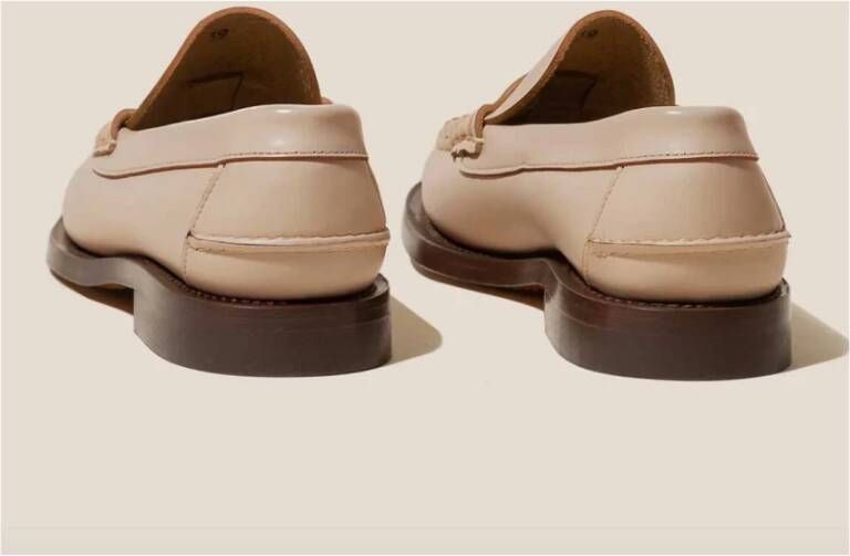 Hereu Stijlvolle Sand Mocassino Loafers Beige Heren