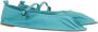 Hereu Turquoise Mary-Jane Ballerina Flats Blue Dames - Thumbnail 2