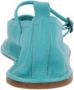 Hereu Turquoise Mary-Jane Ballerina Flats Blue Dames - Thumbnail 3