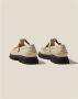 Hereu Witte leren sport loafers met gesp Beige Dames - Thumbnail 3