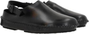 Hereu Zwarte platte schoenen Black Dames