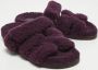 Hermès Vintage Pre-owned Fabric sandals Purple Dames - Thumbnail 4