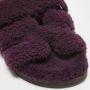 Hermès Vintage Pre-owned Fabric sandals Purple Dames - Thumbnail 7