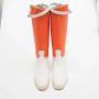 Hermès Vintage Pre-owned Leather boots Orange Dames - Thumbnail 3