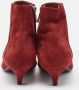 Hermès Vintage Pre-owned Leather boots Red Dames - Thumbnail 5