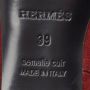 Hermès Vintage Pre-owned Leather boots Red Dames - Thumbnail 8