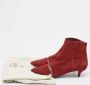 Hermès Vintage Pre-owned Leather boots Red Dames - Thumbnail 9