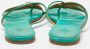 Hermès Vintage Pre-owned Leather flats Green Dames - Thumbnail 5
