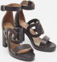 Hermès Vintage Pre-owned Leather sandals Black Dames - Thumbnail 4