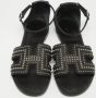 Hermès Vintage Pre-owned Leather sandals Black Dames - Thumbnail 3