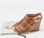 Hermès Vintage Pre-owned Leather sandals Brown Dames - Thumbnail 9
