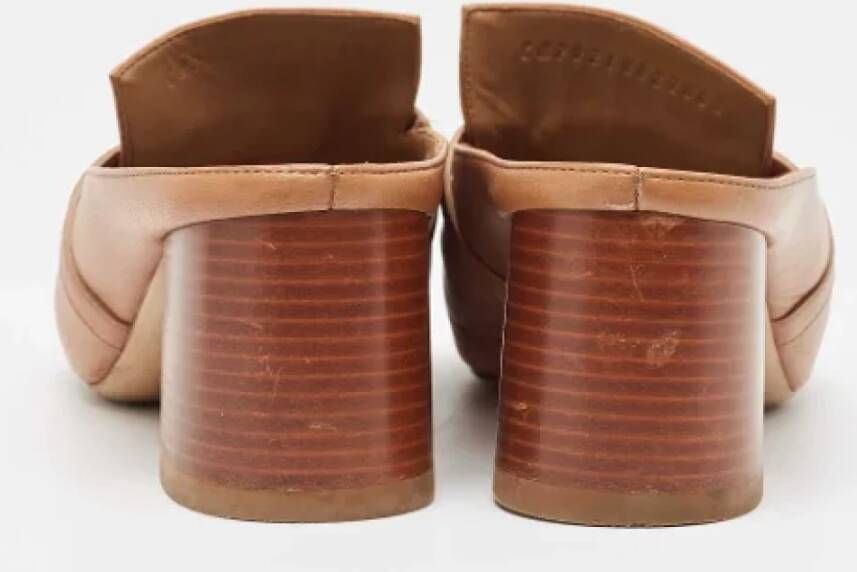 Hermès Vintage Pre-owned Leather sandals Brown Dames