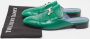 Hermès Vintage Pre-owned Leather sandals Green Dames - Thumbnail 9