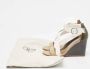 Hermès Vintage Pre-owned Leather sandals White Dames - Thumbnail 9
