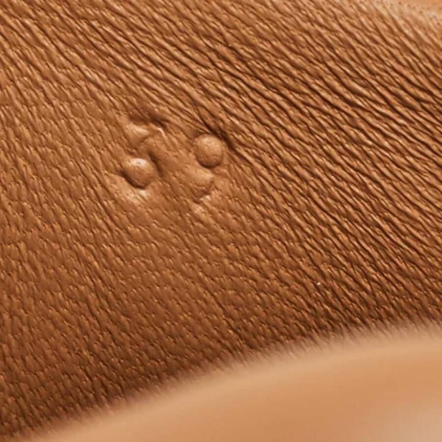 Hermès Vintage Pre-owned Leather sneakers Brown Dames