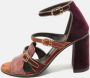 Hermès Vintage Pre-owned Velvet sandals Pink Dames - Thumbnail 2