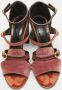 Hermès Vintage Pre-owned Velvet sandals Pink Dames - Thumbnail 3