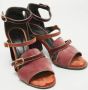 Hermès Vintage Pre-owned Velvet sandals Pink Dames - Thumbnail 4
