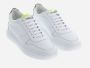 Herno Fluorescerende contrast witte sneaker Wit Heren - Thumbnail 4