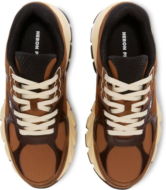 Heron Preston Bruine Block Stepper Sneakers Brown Heren