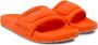 Heron Preston Oranje Logo Stoffen Slider Sandalen Orange Heren - Thumbnail 2