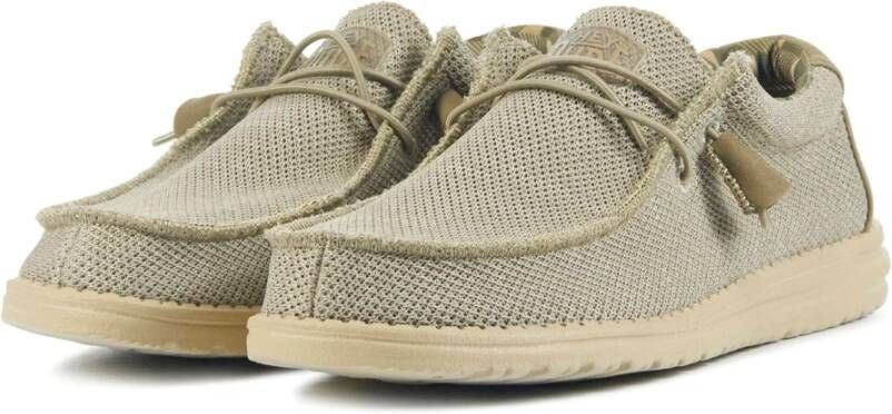 Hey Dude Beige Instapschoenen Beige Heren