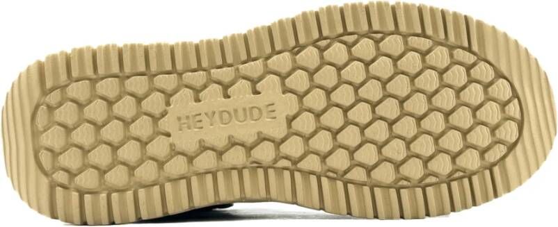 Hey Dude Beige Platte Schoenen Tronchetto Model Bradley Beige Heren