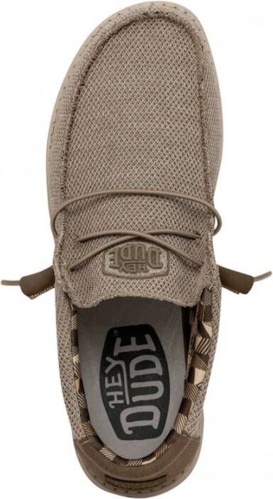 Hey Dude Beige Sneakers Wally Sox Classic Beige Heren