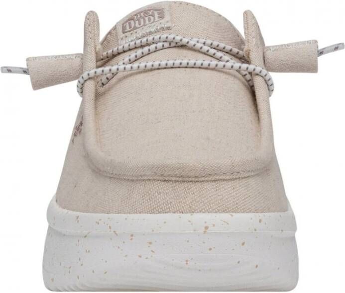 Hey Dude Stijlvolle Beige Sneakers Wendy Peak Beige Dames