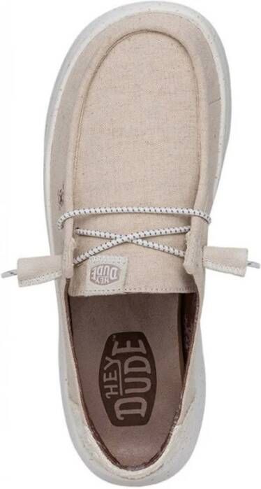 Hey Dude Stijlvolle Beige Sneakers Wendy Peak Beige Dames