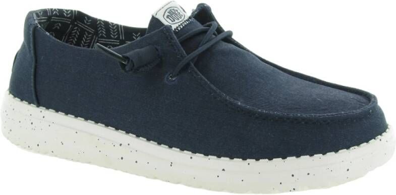 Hey Dude Boho Canvas Schoenen Blue Dames