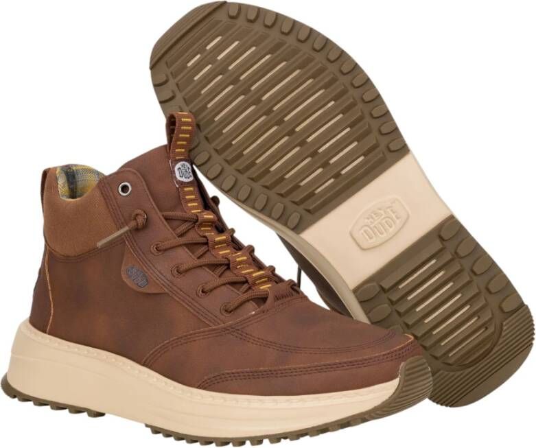 Hey Dude Bruine Klassieke Schoenen voor Mannen Brown Heren