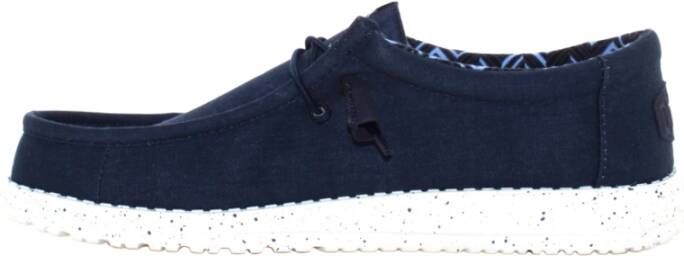 Hey Dude Casual Lage Schoenen voor Mannen Blue Heren