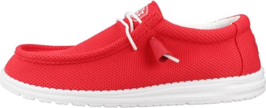 Hey Dude Casual Veterschoenen Wally SOX Red Heren