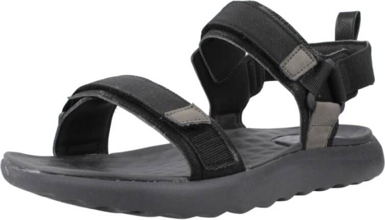 Hey Dude Collins Platte Sandalen Black Heren