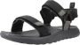 Hey Dude Collins Platte Sandalen Black Heren - Thumbnail 2