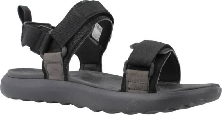 Hey Dude Collins Platte Sandalen Black Heren