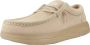 Hey Dude Geveterde Schoenen in Suede Stijl Beige Heren - Thumbnail 3