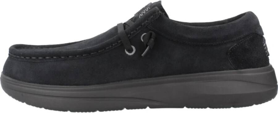 Hey Dude Geveterde schoenen in Wally X Suede Black Heren